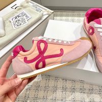 Loewe Ballet Runner 2.0 Sneakers Unisex Nylon and Suede Pink