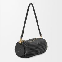 Loewe Bracelet Pouch In Pleated Nappa Lambskin Black