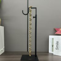 Loewe Donut Chain Strap In Acetate Clay Green