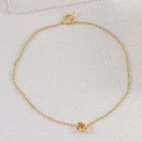 Loewe Donut Link Necklace In Metal Gold