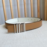 Loewe Graphic Logo Buckle Belt 2.8 In Smooth Calfskin Camel/Silver