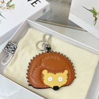 Loewe Hedgehog Charm In Calfskin Brown
