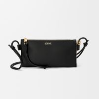 Loewe Joya Pouch In Nappa Calfskin Black