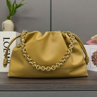 Loewe Large Flamenco Purse In Mellow Nappa Lambskin Yellow