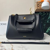 Loewe Large Madrid Bag In Supple Calfskin Black