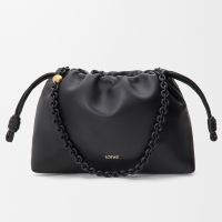 Loewe Medium Flamenco Purse In Mellow Nappa Lambskin Black