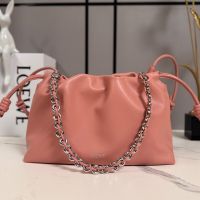 Loewe Medium Flamenco Purse In Mellow Nappa Lambskin Blush
