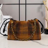 Loewe Medium Flamenco Purse In Brushed Suede Brown