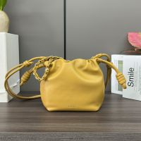 Loewe Mini Flamenco Purse In Mellow Nappa Lambskin Yellow