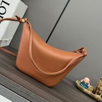 Loewe Mini Hammock Hobo In Classic Calfskin Brown