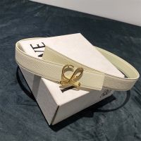 Loewe Reversible Belt Epsom Calfskin In White