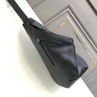 Loewe Small Anton Backpack In Grained Calfskin Black