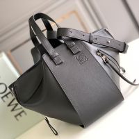 Loewe Small Hammock Bag In Classic Calfskin Black