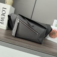 Loewe Small Puzzle Edge Bumbag In Classic Calfskin Coffee