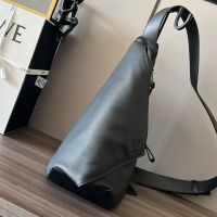 Loewe Anton Sling In Soft Grained Calfskin Black
