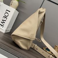 Loewe Anton Sling In Soft Grained Calfskin Sand