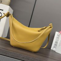 Loewe Mini Hammock Hobo In Classic Calfskin Yellow