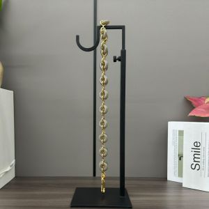 Loewe Donut Chain Strap In Acetate Clay Green