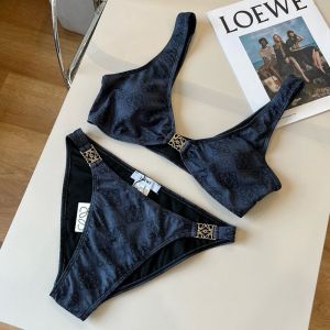 Loewe Anagram Underwear Set Women Lycra Black