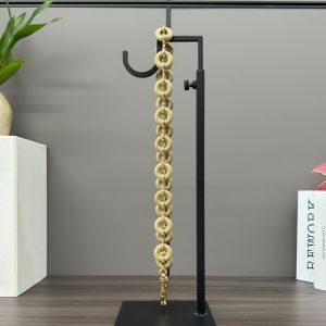 Loewe Donut Chain Strap In Acetate Khaki