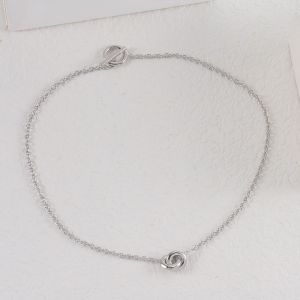 Loewe Donut Link Necklace In Metal Silver