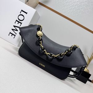 Loewe Medium Ola Bag In Smooth Calfskin Black