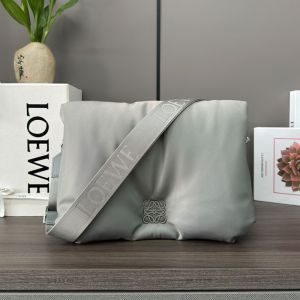Loewe Puffer Goya In Nylon Grey