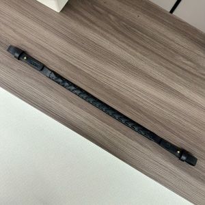 Loewe Woven Spiral Strap In Classic Calfskin Black