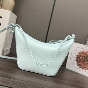Loewe Mini Hammock Hobo In Classic Calfskin Light Blue