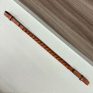 Loewe Woven Spiral Strap In Classic Calfskin Brown