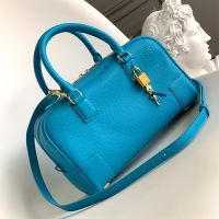 Loewe Amazona 23 Bag In Soft Grained Calfskin Blue