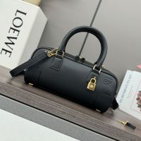 Loewe Amazona 23 Cropped Bag In Nappa Calfskin Black