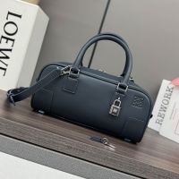 Loewe Amazona 23 Cropped Bag In Nappa Calfskin Navy Blue