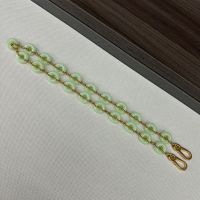 Loewe Donut Chain Strap In Acetate Green