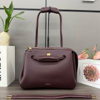 Loewe Medium Madrid Bag In Supple Calfskin Burgundy