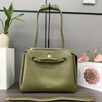 Loewe Medium Madrid Bag In Supple Calfskin Olive