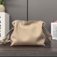 Loewe Mini Flamenco Clutch In Nappa Calfskin Sand
