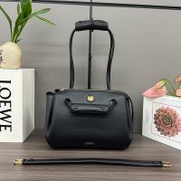 Loewe Small Madrid Bag In Supple Calfskin Black